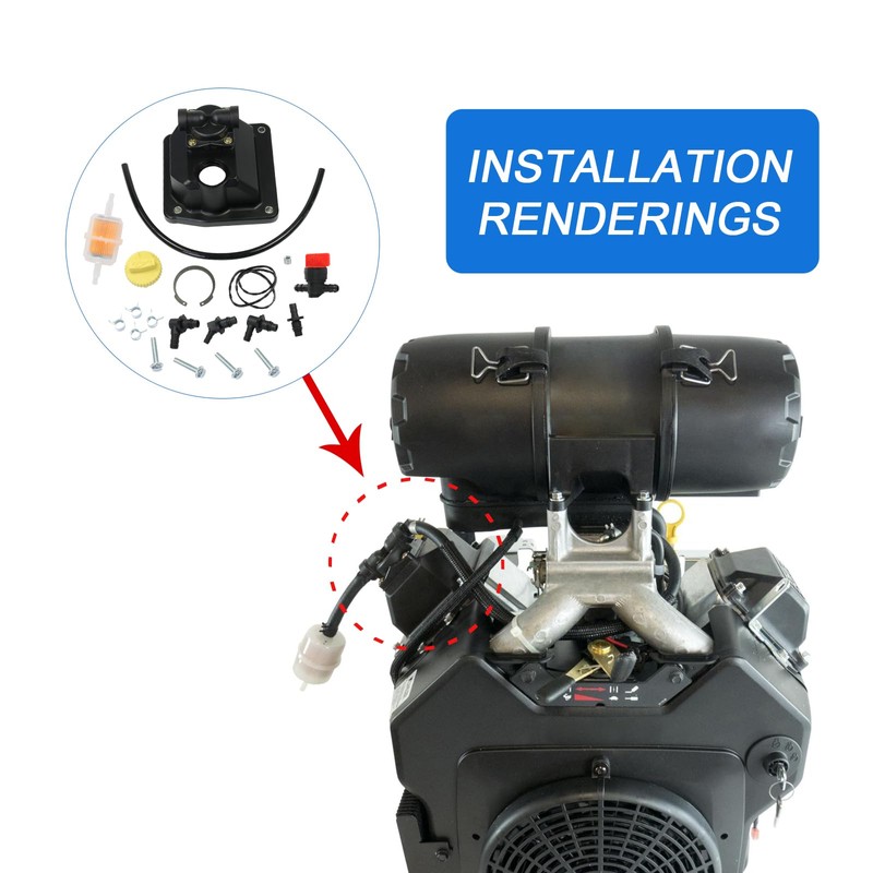 LDMINDA 2455910-S Fuel Pump Kit 24 559 02-S Valve Cover