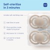 MAM Perfect Night 2 Piece Baby Pacifier, Girl, 6+ Months