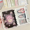 Pokmill Sealing Notebook, Girls, A6 Size, Large Capacity Storage, Includes