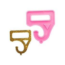 Super Glossy Hand Hook Mold DIY Hanger Hooks Silicone Molds Epoxy Resin Molds Silicone Mould Silicone Resin Casting Molds DIY Craft Making Tools