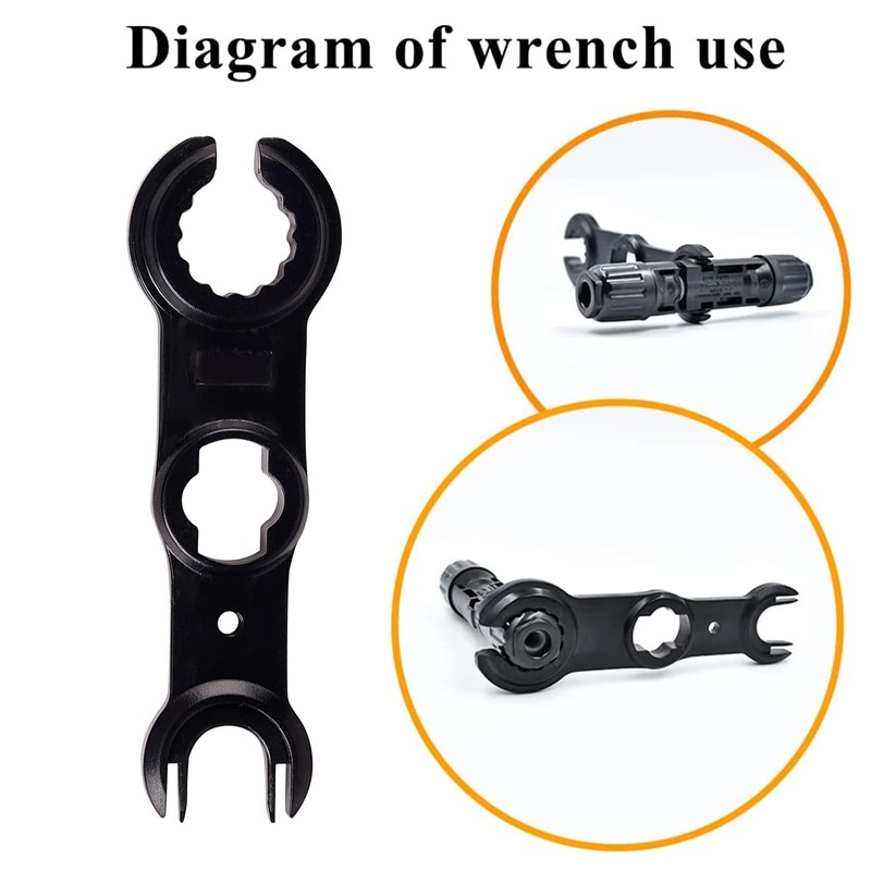 HDKAJL MC4 Spanners, Set of 2 MC4 Keys, MC4 Tool,
