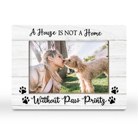 CGBHW Dog Gifts Picture Frame, Dog Lovers Gifts for Women, Dog Mom Mothers Day Gifts, Dog Themed Dog Mom Gifts, Puppy Gifts for New Owners Photo Frame 4x6 Horizontal Photo for Tabletop Display