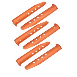 Aexit 6pcs (Home hardware) 9.1-inch Aluminium Alloy Sand Snow Tent Stake Orange for (55ry364qf417) Camping Hiking