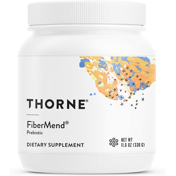 Thorne Research - FiberMend - Prebiotic Fiber Powder to Help Maintain Regularity and Balanced GI Flora - 11.6 Oz