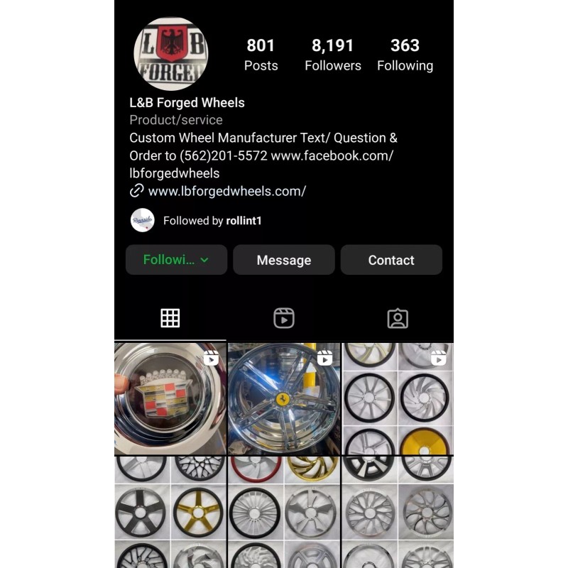 LB FORGED 17X1 RAW STEP LIP 40 HOLE!