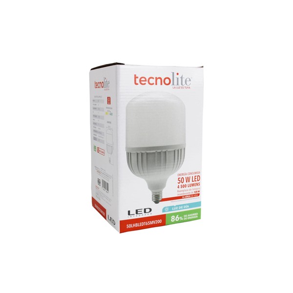 Foco Led Tecnolite 50w Luz Fria Blanca 4500 Lumenes E27