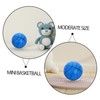 KONTONTY 6pcs Mini Basketballs Set with Pump Soft Indoor Balls