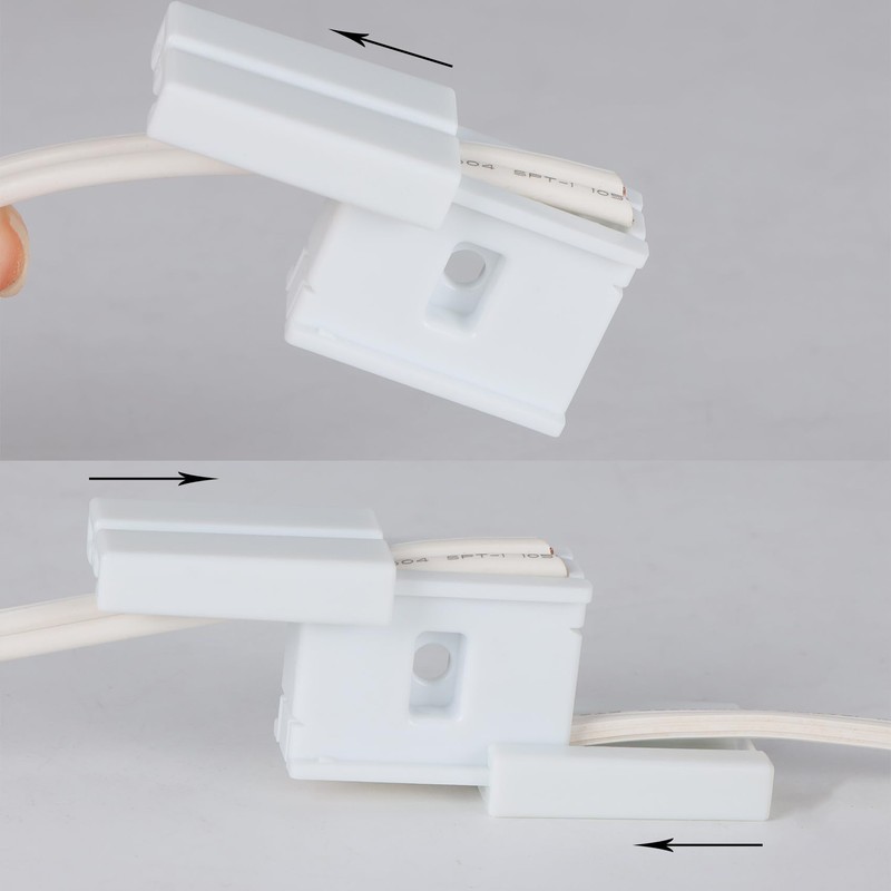 Aniai SPT-2 Wire Connectors White 25PCS - 18AWG Push Quick