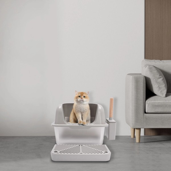 n/a 20L Stainless Steel Cat Litter Box, Large Litter Box