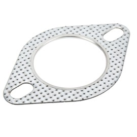 Exhaust Seal, Metal 2 Holes Universal Replacement, Exhaust Seal Reinforced Pipe Seal for 2.25 Inch/57 mm Flange Common Turbo Vehicle