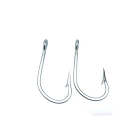 TOPIND Stainless Steel 7731 Fishhooks Large Sea Fishing Hooks Tuna Hooks Barbed Sharp Big Size Saltwater Trolling Jig Tuna Shark Live Bait Hooks Fishing Hooks