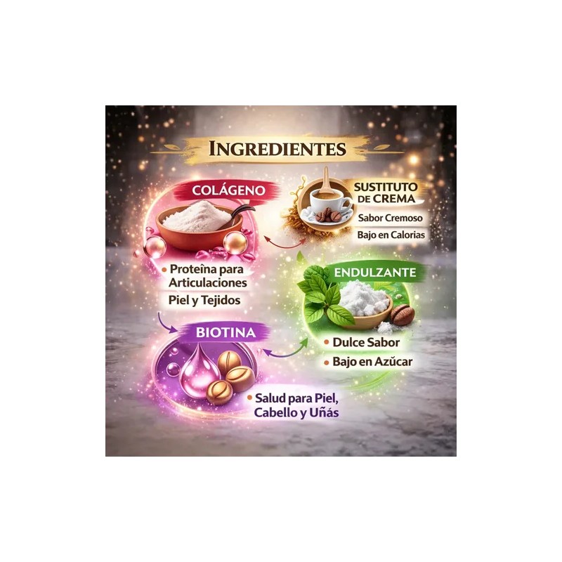 Café De Oro Con Colageno Biotina 400g