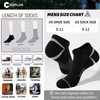 COOPLUS 12 Pack Men's Athletic Ankle Socks Cushioned Running Breathable