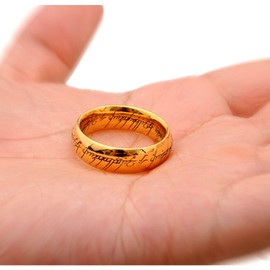 Zaky The L. of The Rings Travel Notebook Rings Engraved Stainless Steel Arwen Evensta. Pendant Necklace Elves Green Tree Leaf Enamel Pins Brooch with Cartoon Sticker Pack of 14, Alloy Steel, No