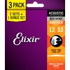 Elixir Strings 16539 Light 80/20 Bronze Nanoweb Acoustic Guitar Strings