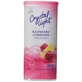 Crystal Light Raspberry Lemonade Drink Mix (Makes 12-Quarts), 1.8-Ounces Canisters (Pack of 4)