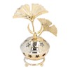 Candle Holder Arabian Star Moon Ginkgo Shape Metal Candle Holder