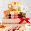 California Delicious Meat and Cheese Gift Crate, 7 Piece Set