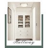 Cargifak Close to Ceiling Light Fixtures, Bushed Nickel Farmhouse Ceiling