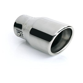 Lampa 40869 Stainless Steel Exhaust Trim TS-38, 35-42mm, 2 Ports, Flange, CE, Silver