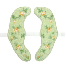 Bon Furniture Toilet Seat Seat, Washable, Non-Slip, Machine Washable, Easy Installation, Stylish, Rose Green