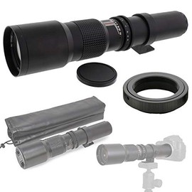 500mm f/8-32 HD Preset Telephoto Lens for Canon EF/EF-S Mount Cameras