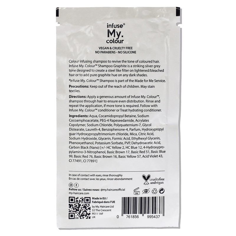 Infuse My Colour Graphite Shampoo Unisex 15 ml