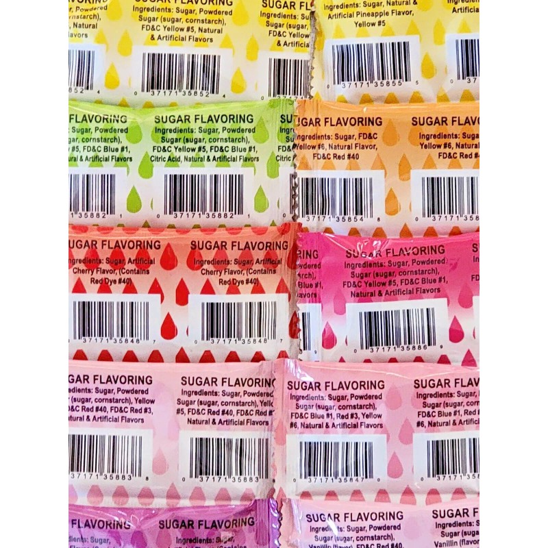 RockinDrops 26 pack Flossine Sugar Flavoring for Cotton Candy MAKES