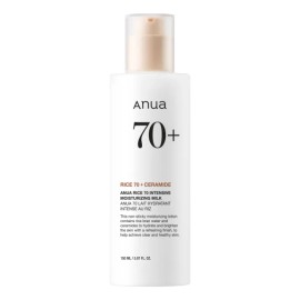 Loción Hidratante Facial ANUA Rice Water 70 + Ceramide 150ml Para Piel Seca Día/Noche