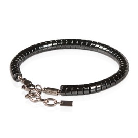 Casvia Original Hematite Snake Bone Mens Jewelry Bracelets With a thickened adjustable chain and handcrafted Viking style they're ideal for self - wear or gifting