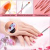 Dolores Juego De Pinceles Pintados A Mano Para Nail Art