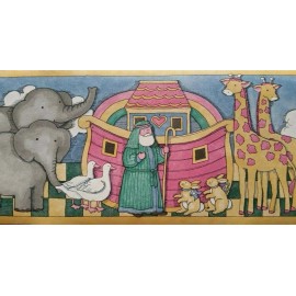 Imperial  Noah's Ark And Animals Wallpaper Border  by Imperial Wallcoverings