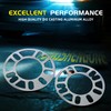 4 Pack Universal Wheel Spacers, 8mm (5/16") Thick, Fits 4