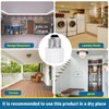ENATECLITE 3-Prong Light Socket to Plug Adapter,E26/E27 Light Socket Outlet,2/3
