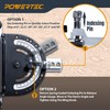 POWERTEC Adjustable Angle Track Saw Miter Guide for Ridgid Guide