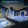 JOYLIT 4MM Width Neon LED Strip Lights 6000K Cool White