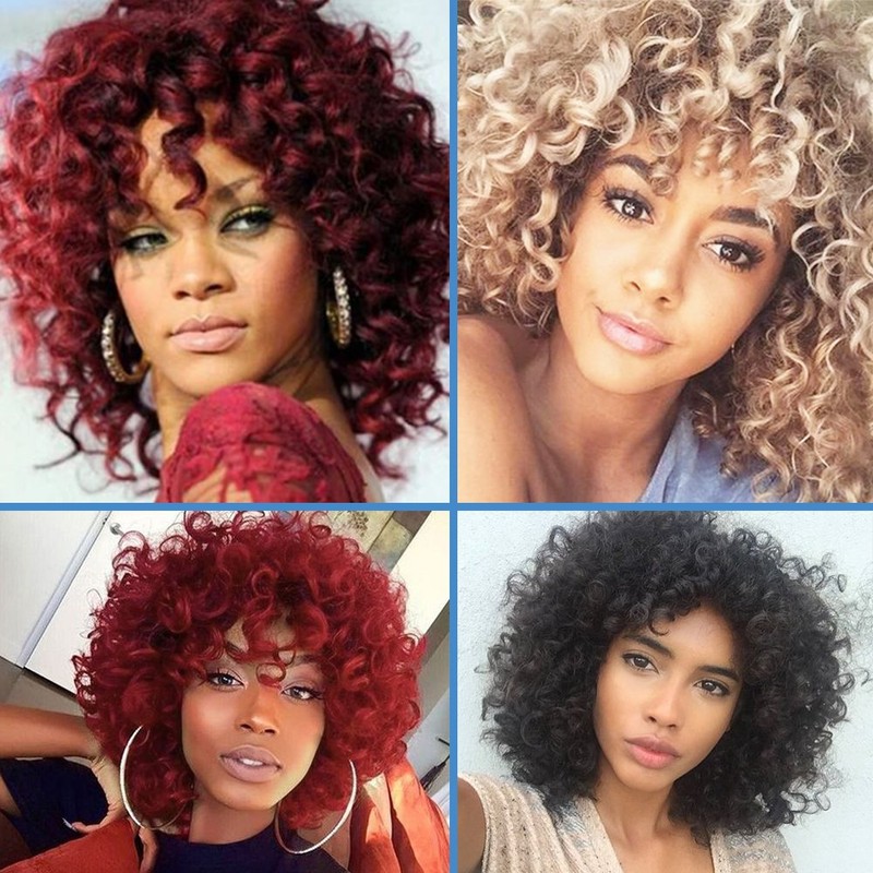 Andromeda Short Curly Wigs for Black Women Soft Curly Wig