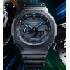 G-Shock by Casio Men's GA2100-1A2 Black/Blue Analog-Digital Watch One Size