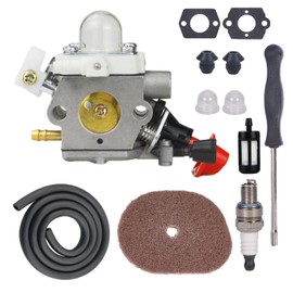 Carburionix C1M-S267A FS56RC Carburetor Air Fuel Filter Kit for Stihl FS40 FS50 FS56 FS70 FS40C FS50C FS56C FS70C FC56 FC70 HT56 HT56C KN56 KM56 KM56C Trimmer Weed Eater Carb Replaces 4144 120 0608