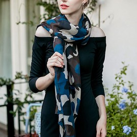 BUZZxSELECTION SK008 Women's Military Camouflage Large Scarf Stole Casual Design