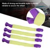 KIMISS Wheel Link Straps,4 pcs Alloy Wheel Bridging Security Link