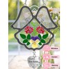 KY&BOSAM Angel Suncatcher I Love You Sister Stained Glass Panels