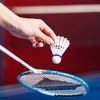 Relaxdays Shuttlecock Luminous Set of 8 LED Badminton Balls HxD