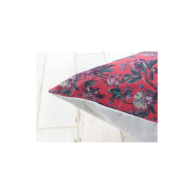 DDintex Decadent Blooms Red 45x45cm [With Liberty Print]