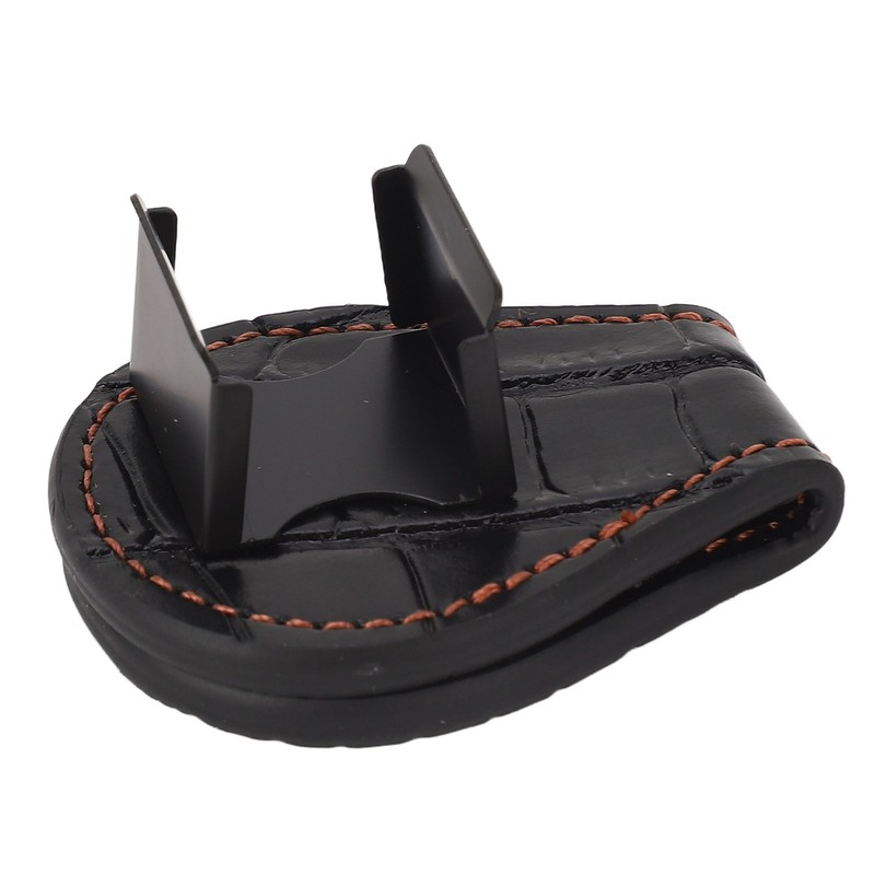 Billiard Chalk Holder Leather Portable Pool Cue Chalk Case with