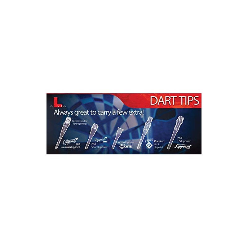 LSTYLE Dartspitzen: Original Lippoint - Soft Tip Dart Points -