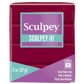 Polyform Sculpey III Polymer Clay 2oz-New Red