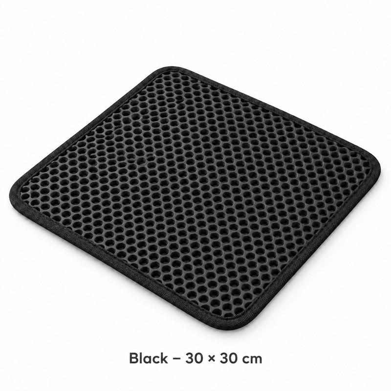 Double-Layer Cat Litter Mat for Indoor Cats – Waterproof Non-Slip