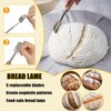 Jierjiaas Danish Dough with Sourdough Scoring Tool-Bread Whisk Set of