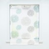 Yujiao Mao Voile Roman Blind, No Drilling, with Circles Print
